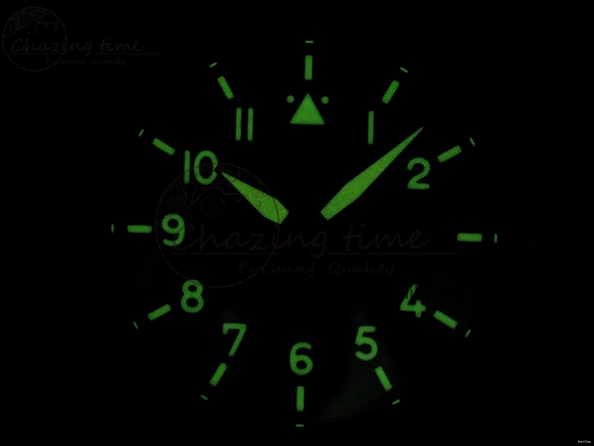 MIROTIME 0515 Pilot Mark XVIII Titanium BLSF 1:1 Best Edition Black Dial on Brown Leather Strap MIYOTA Popular 7020